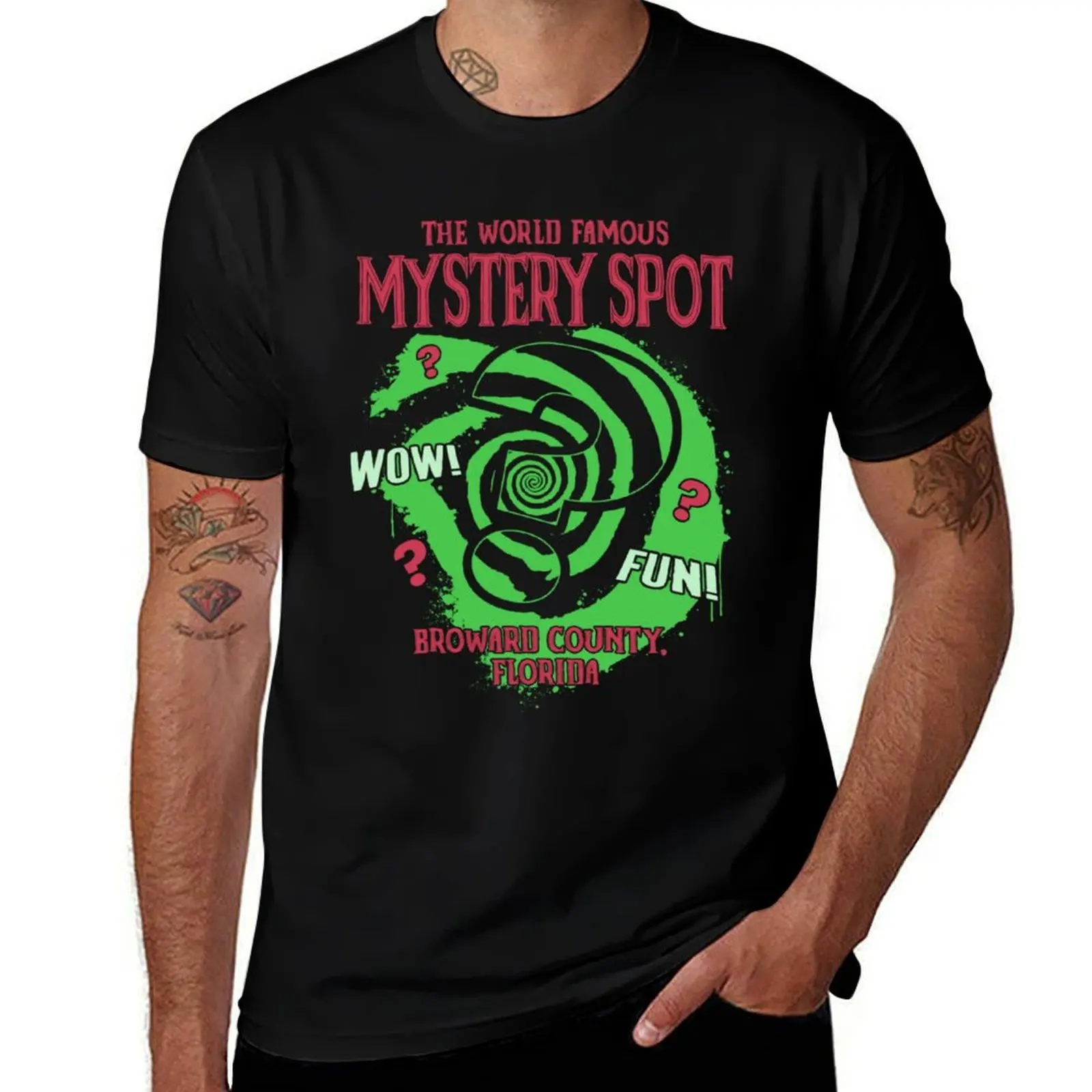 

The World Famous Mystery Spot Essential T-Shirt t shirts for man slim fit men t shirt cotton 100%