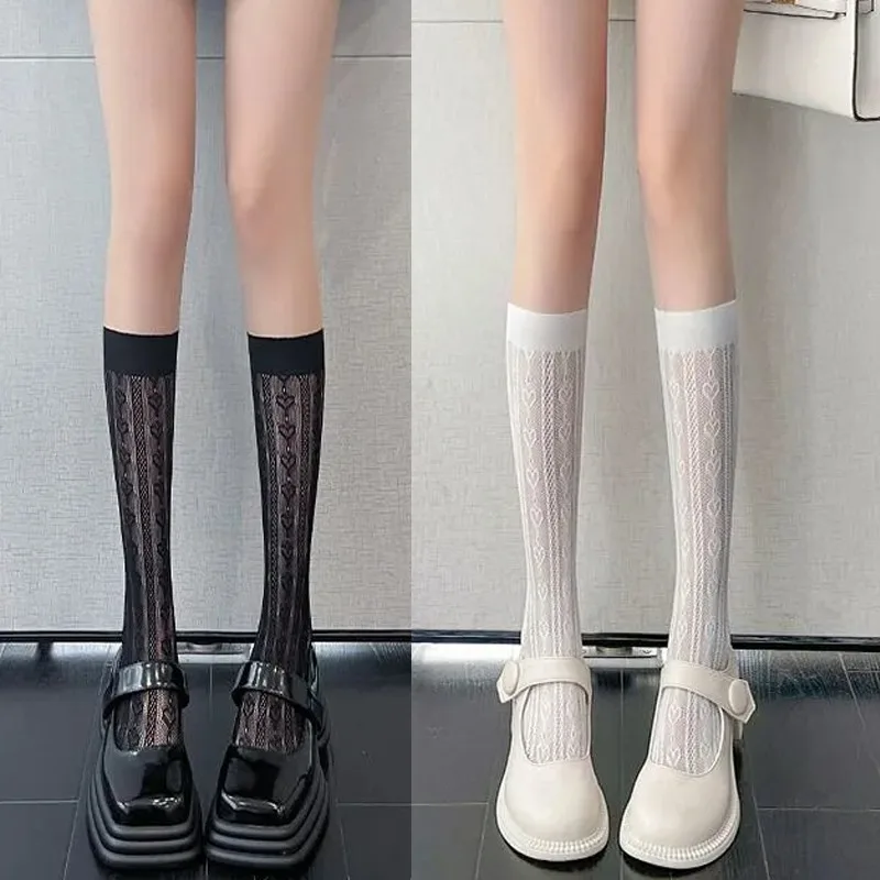

Korean Sweet Socks for women Summer Japanese Cute Ruffle Hollow Out Cotton Lace Lolita Style Princess Socks High Quality Socks