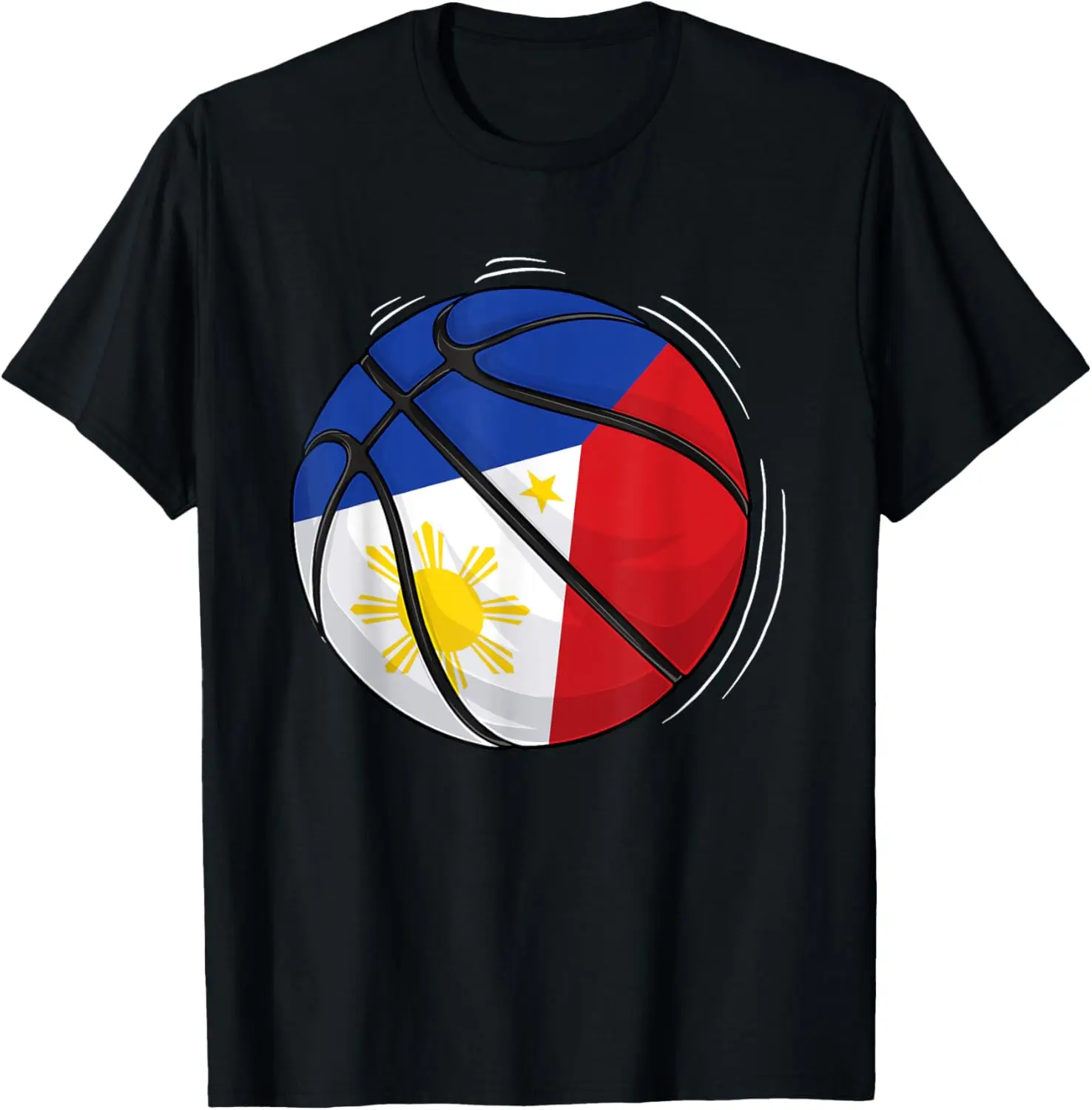 Basketball Ball With The Flag Of Philippines T-Shirt