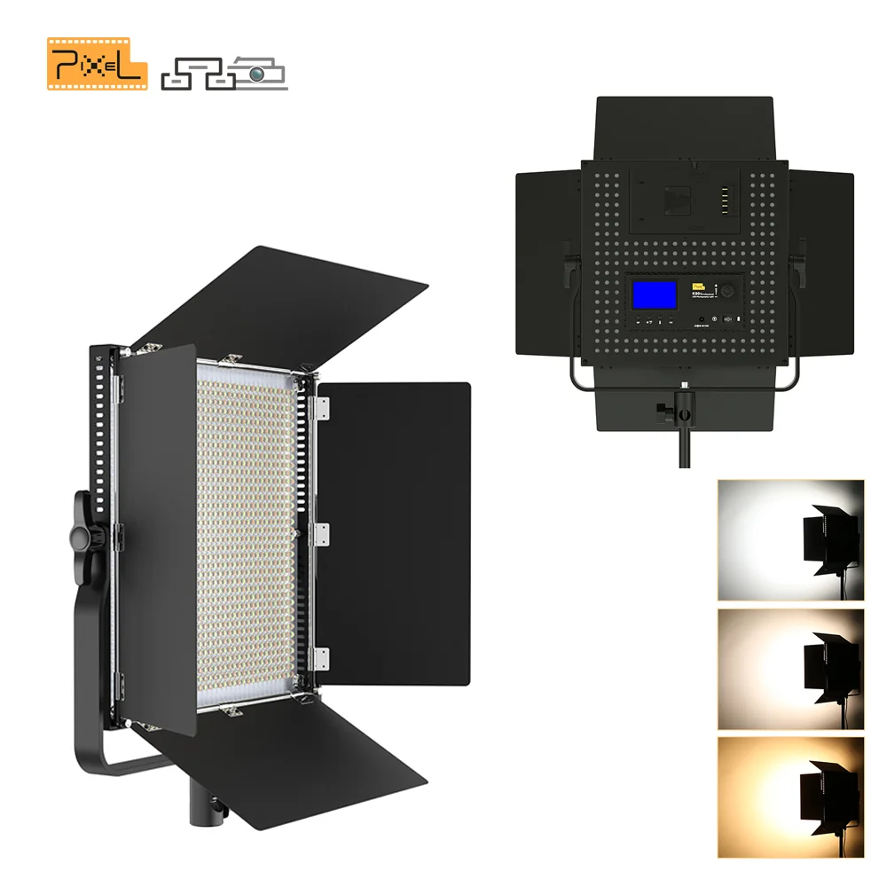 

Pixel K90SP Photography Lights Bi-color Fill Lamp CCT 3000K-8000K Adjustable LED Studio Light For Youtube Video Shooting