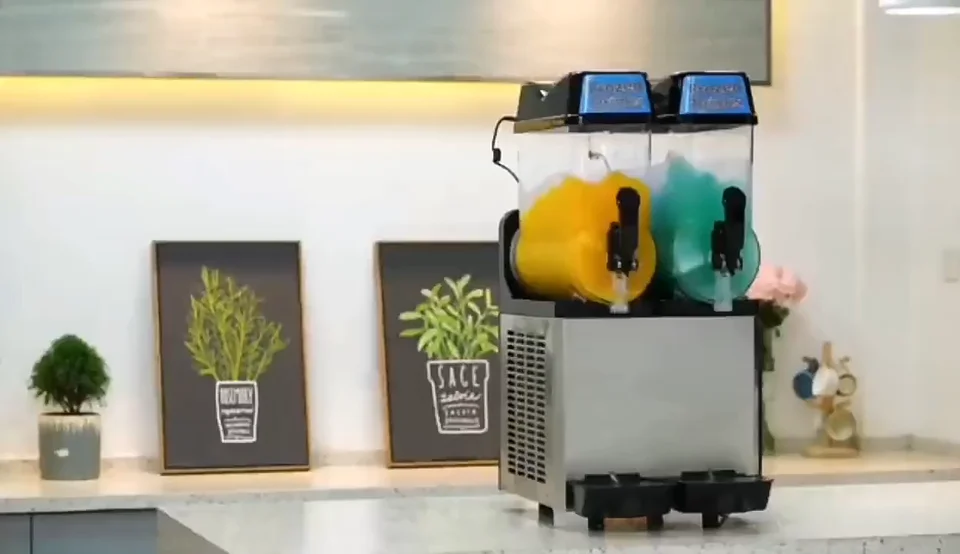 

High Quality One Tank 10 Liters Ice Slush Machine Frozen Commercial Slush Machine Smoothie Slushy Machine