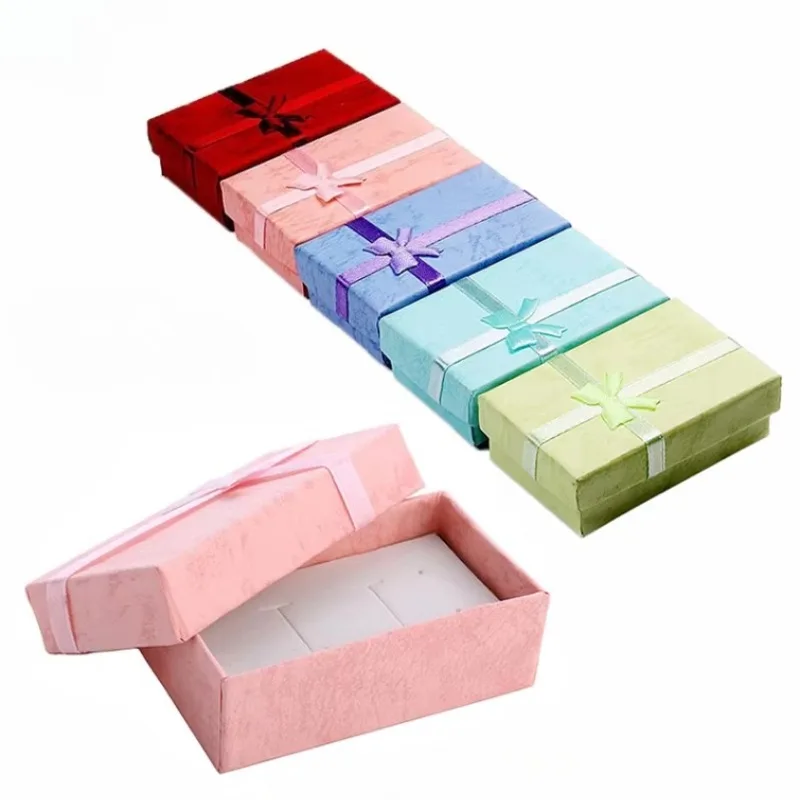 12Pcs/Lot Jewelry Set Display Box for Packaging Necklaces Rings and Earrings Dimensions 5x8x2.5cm