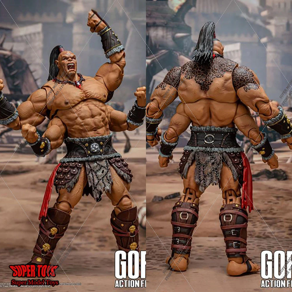 In Stock 1/12 Scale Collectible Japanese Fighting Games Strong Four Handed Figure GORO 6Inch Action Doll Model Toys