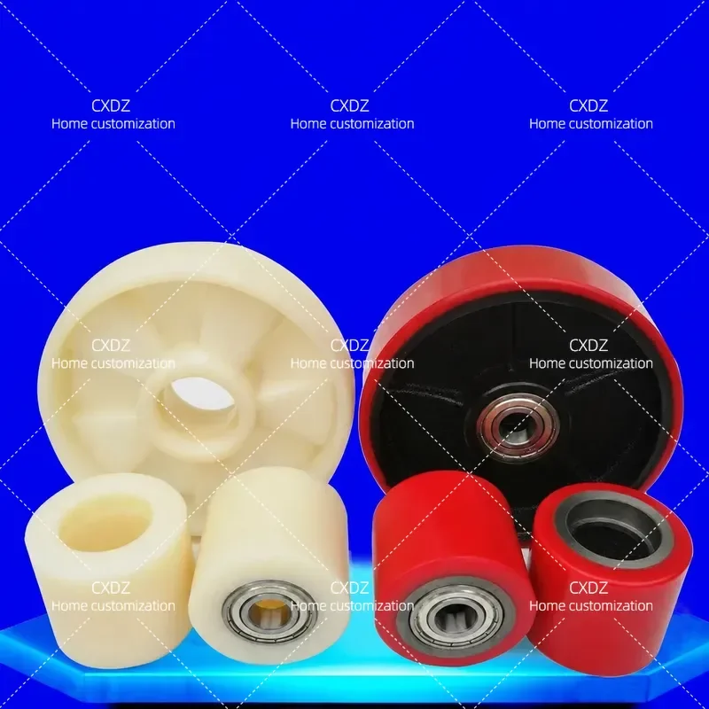 Manual Hydraulic Pallet Jack Wheel 80x70mm Polyurethane PU Caster
