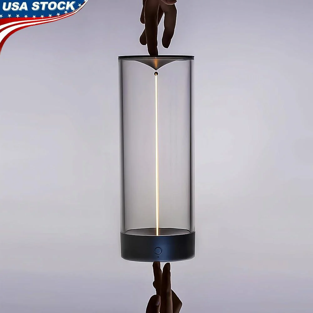 

Cordless LED Desk Lamp Minimalist Rechargeable Dimmable Table Light Nightstand USB Fast Charging Magnetic Filament Home Office