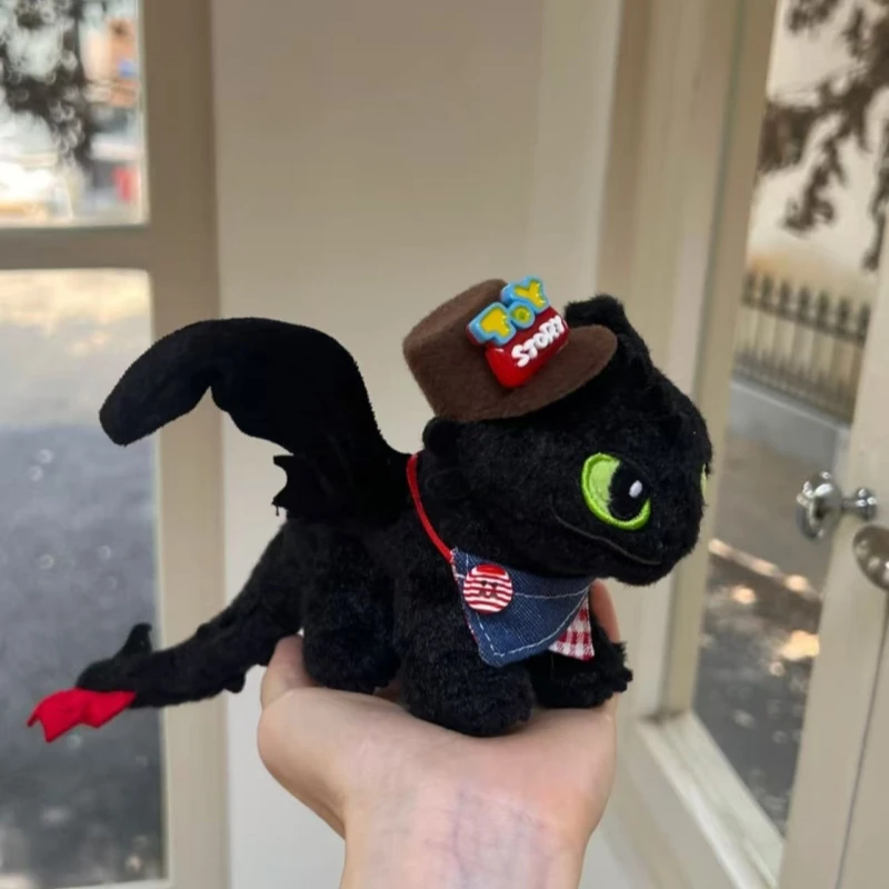 Anime How to Train Your Dragon Portachiavi in peluche senza denti Ciondolo per borsa Portachiavi per bambola in piedi Accessorio giocattolo Regali per i fan dei bambini