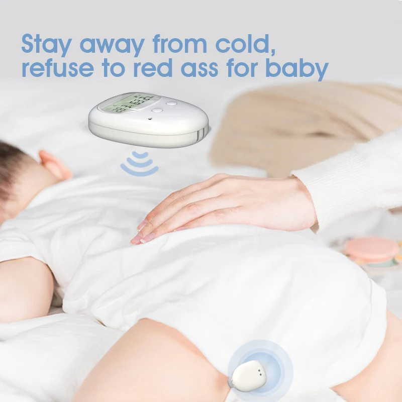 2024 New Baby Product Wireless Bedwetting and Enuresis Alarm Bay Wetness Alarm with New Magnetic Sensor