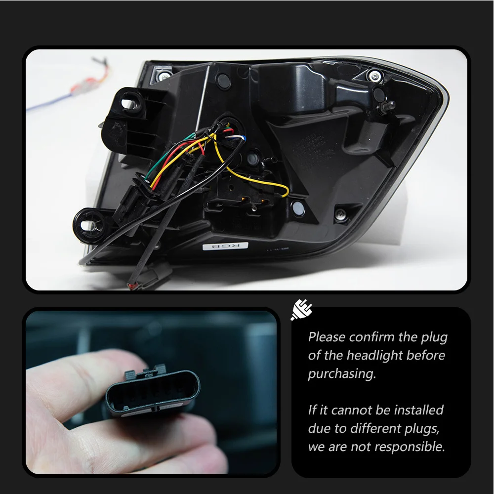 for BMW 3series F30,F35,F80 models modifying with laser lines on the rear lights, RGB LEDlight