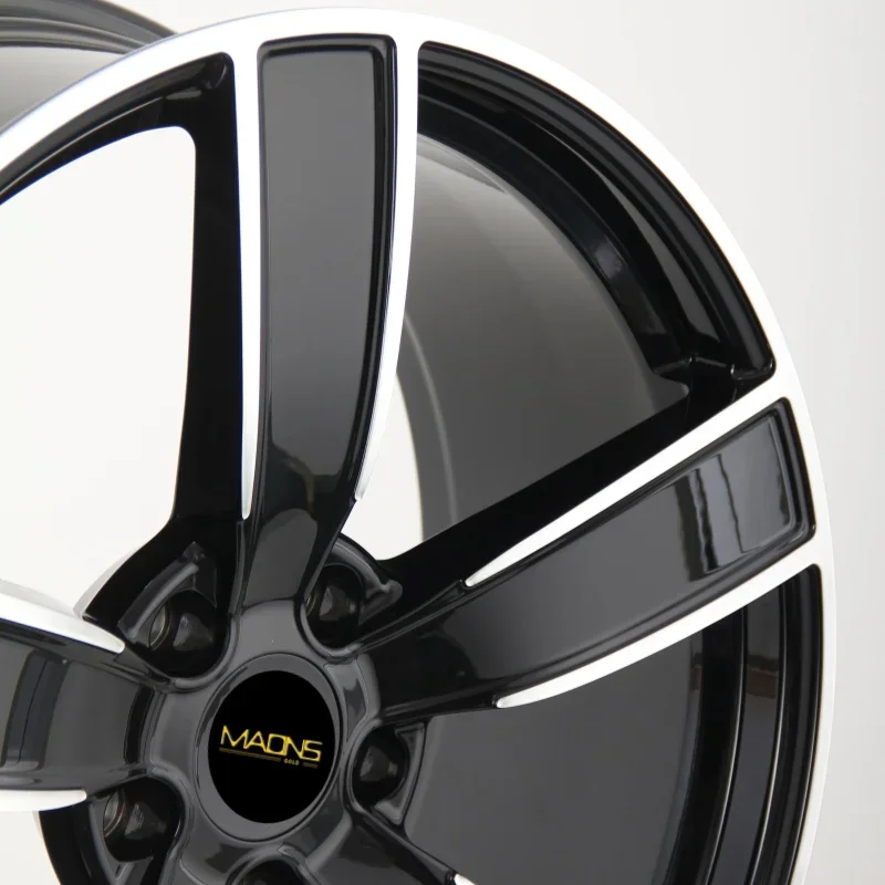 휠스홈 즉시 출고 가능 내구성 림 대형 22인치 5 X 130 BMF 5스포크 단조 알루미늄 합금 휠 (포르쉐 카이엔용)