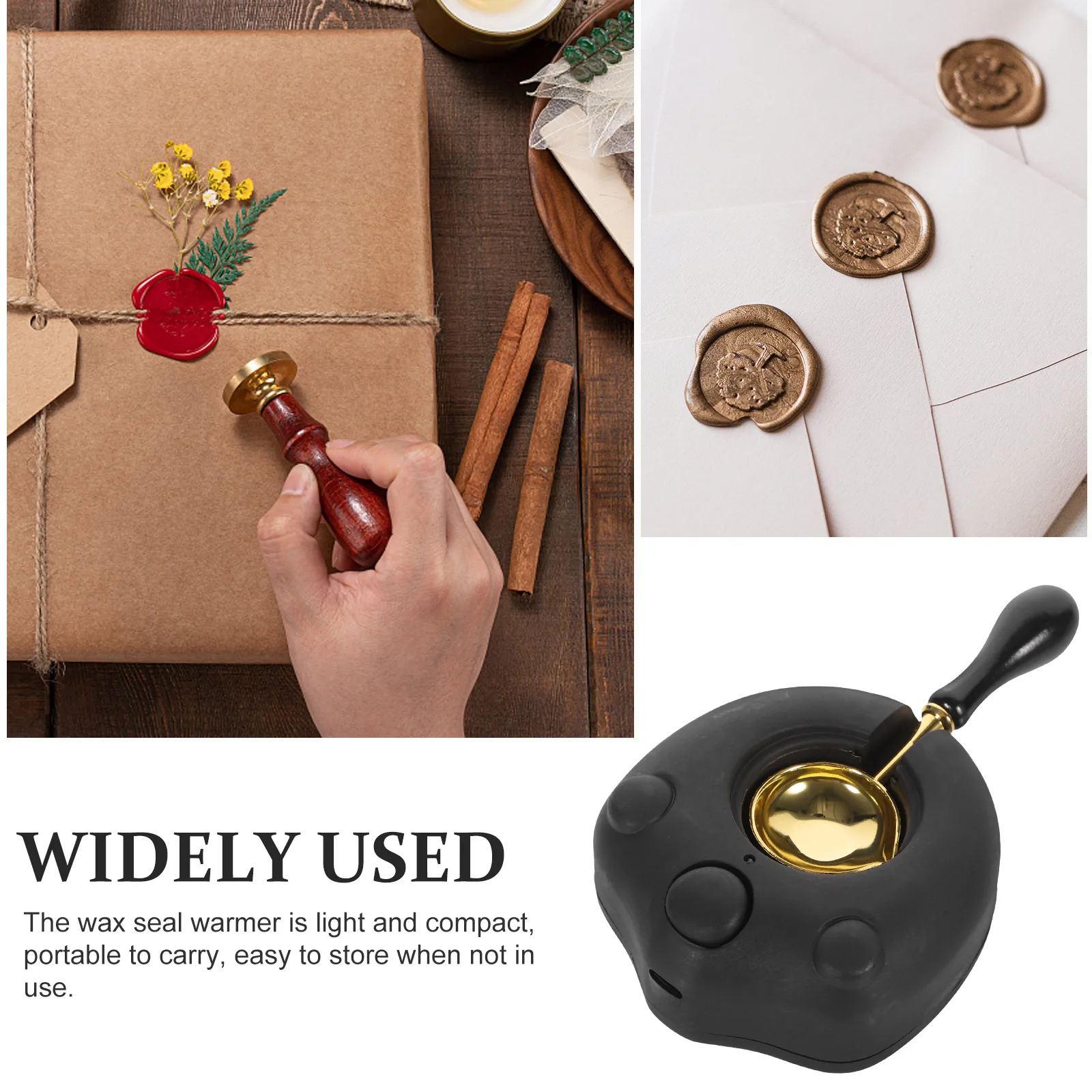 

1 Set Cat Claw Seal Warmer Portable Melting Stove Reusable Wax Melter Tool For Diy Craft Sealing Spoon Kit Wax Melting Stove