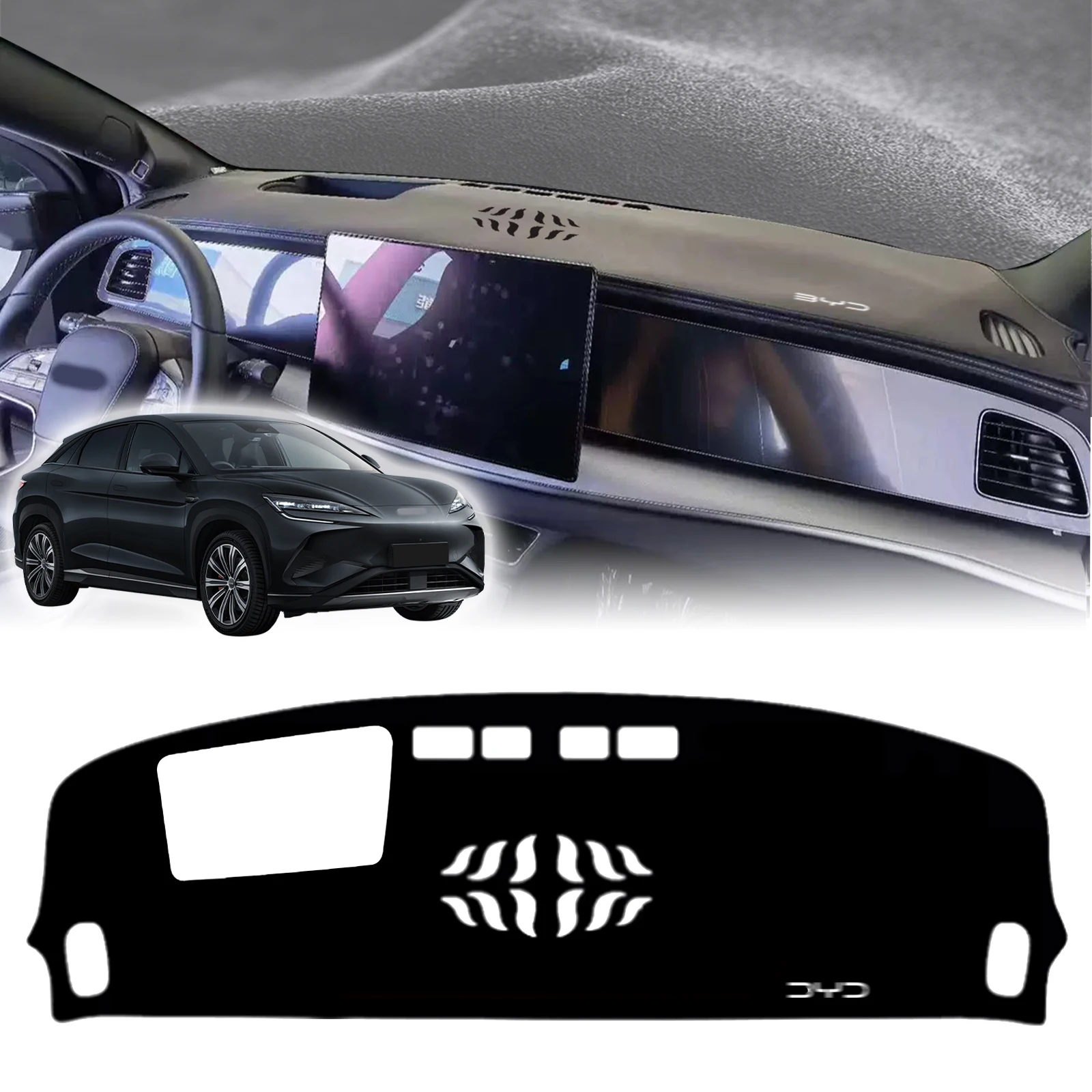 

fit for BYD Sealion 7 2024 2025 2026 EV Car Dashmat Dashboard Cover Pad Protective Carpet DashMat Sunshade Accessories