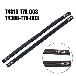 2Pcs Black Rubber Roof Trim Molding Kit Roof Water Seal Left/Right 74316-T7A-003 For Honda Hrv 2016-2021