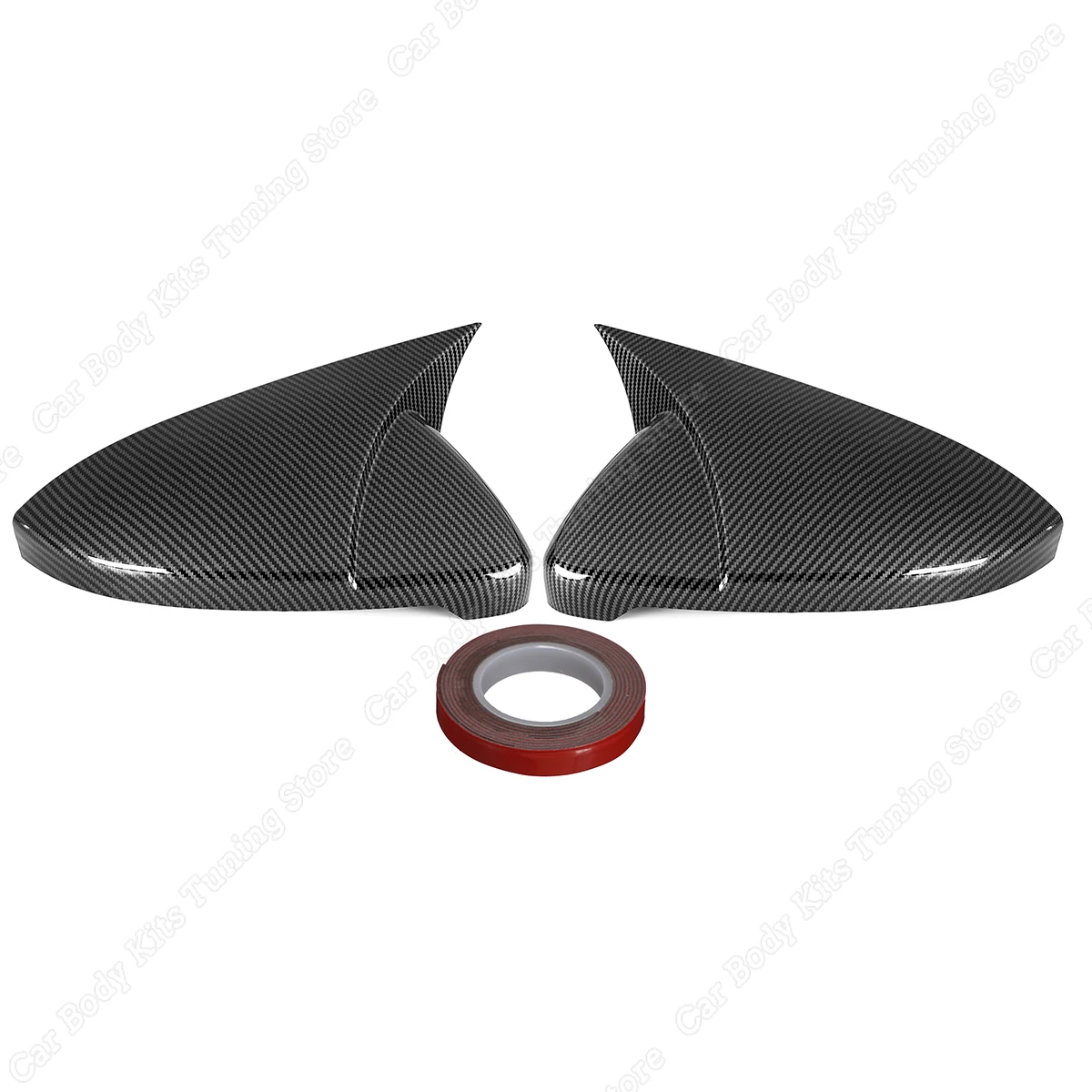 2 Stück M4 Spiegelkappen für VW Golf 7 7.5 MK7 7.5 Facelift TSI TDI GTI R GTD Basis 2013–2020 Rückspiegelabdeckung Fall GlossTuning – Detail 12