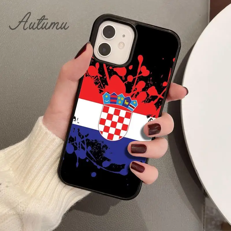 Croatia Coat Of Arms Flag Phone Case for iPhone 15 16 SE2020 11 12 13 14 Pro Max mini 6 7 8 Plus Cover coque Fundas Shell