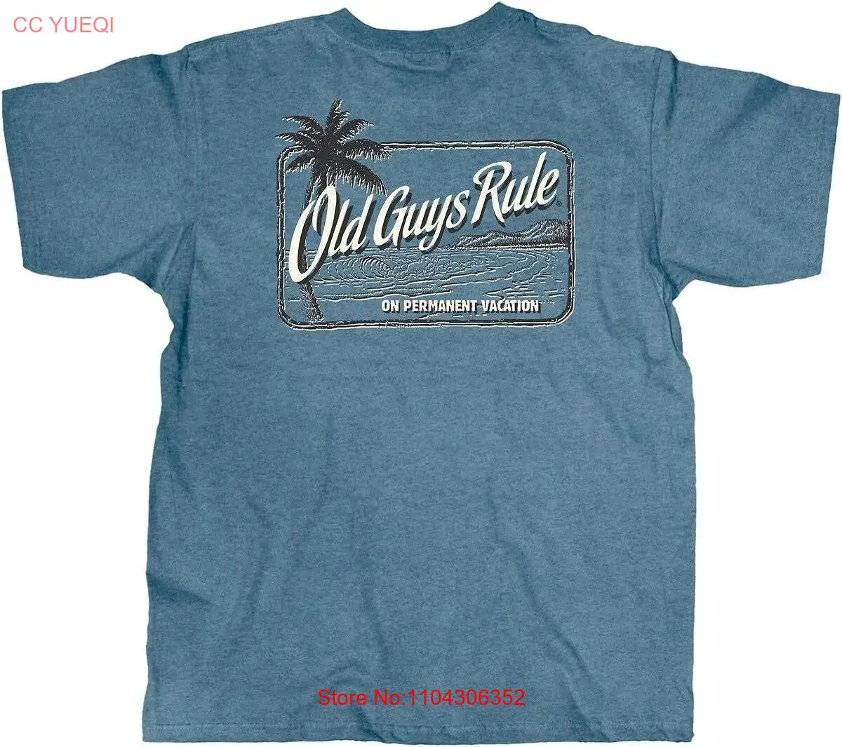 New OLD GUYS RULE T SHIRT ON PERMANENT VACATION