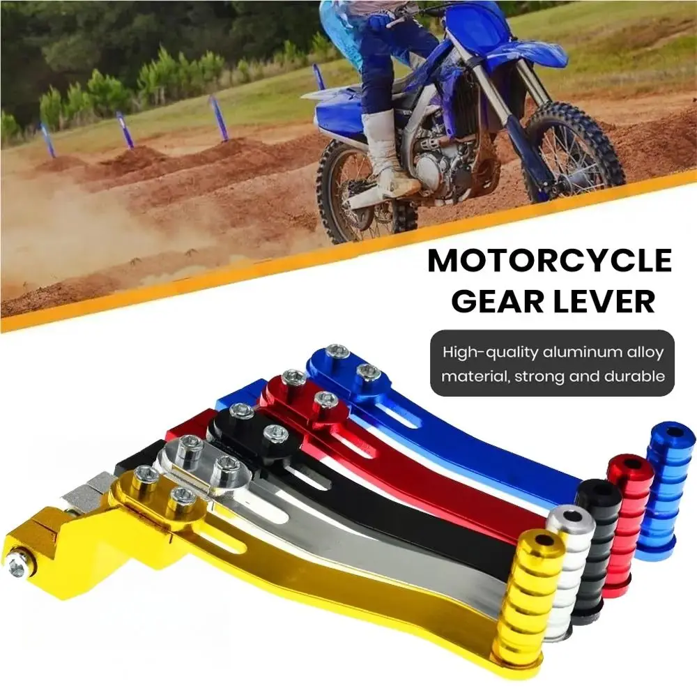 Universal CNC Aluminum Motorcycle Gear Shift Lever Adjustable Single Shifter Pedal Dirt Bike  Motocross Modified Accessories