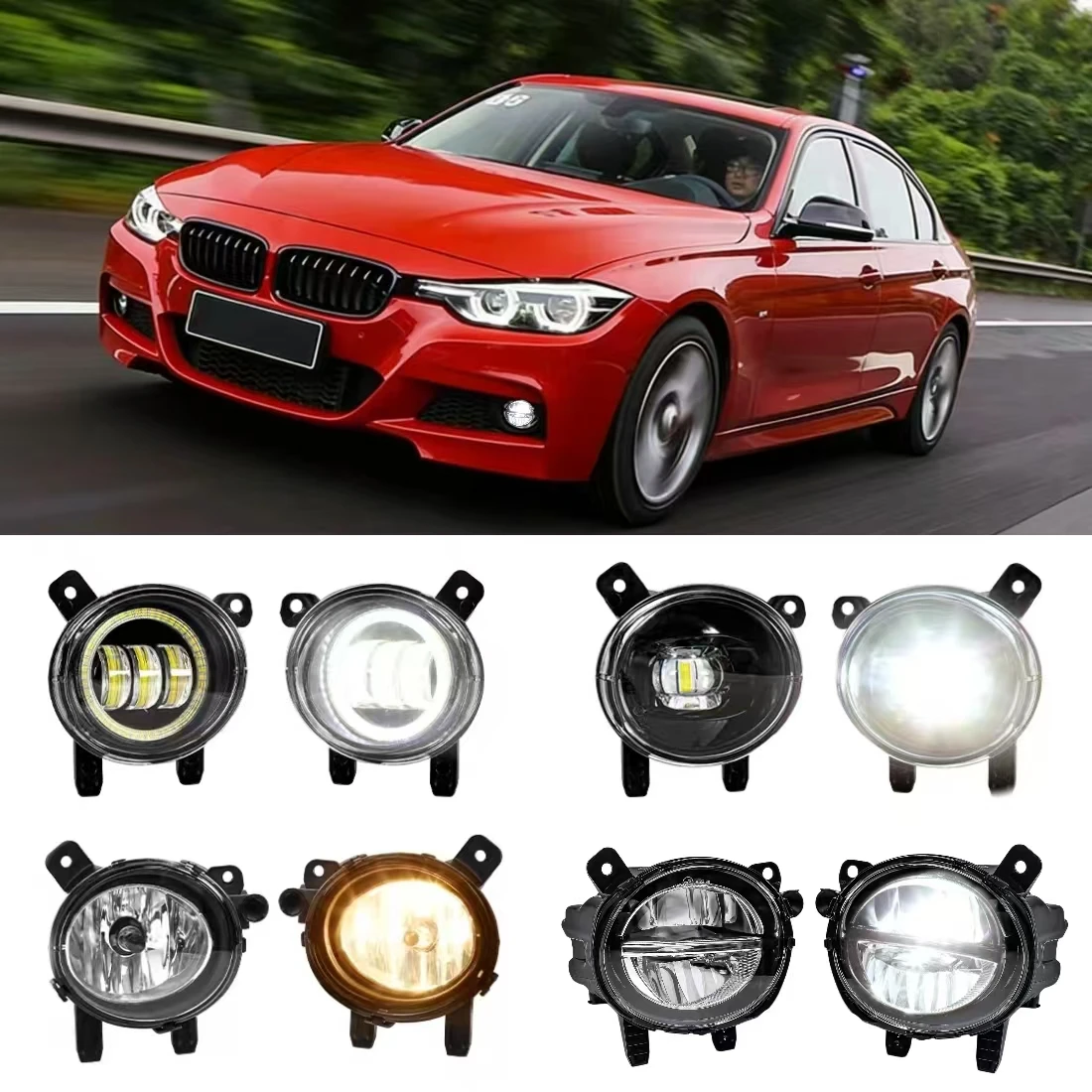 

Светодиодные противотуманные фары Angle Eye для BMW F20 F21 F22 F23 F30 F31 F32 F34 GT F35 LCI, передние бамперные ходовые огни 63177315559 63177315560