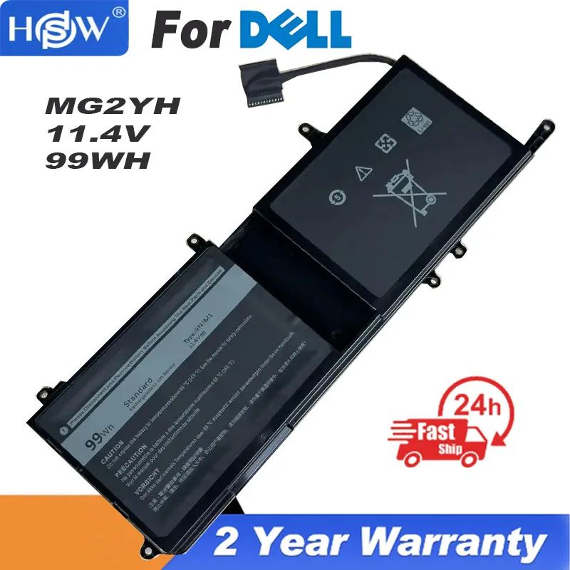 9NJM1 11.4V 99WH Laptop Battery For Dell Alienware 15 R3 17 R4 Series Notebook 0546FF 0HF250 44T2R HF250 MG2YH