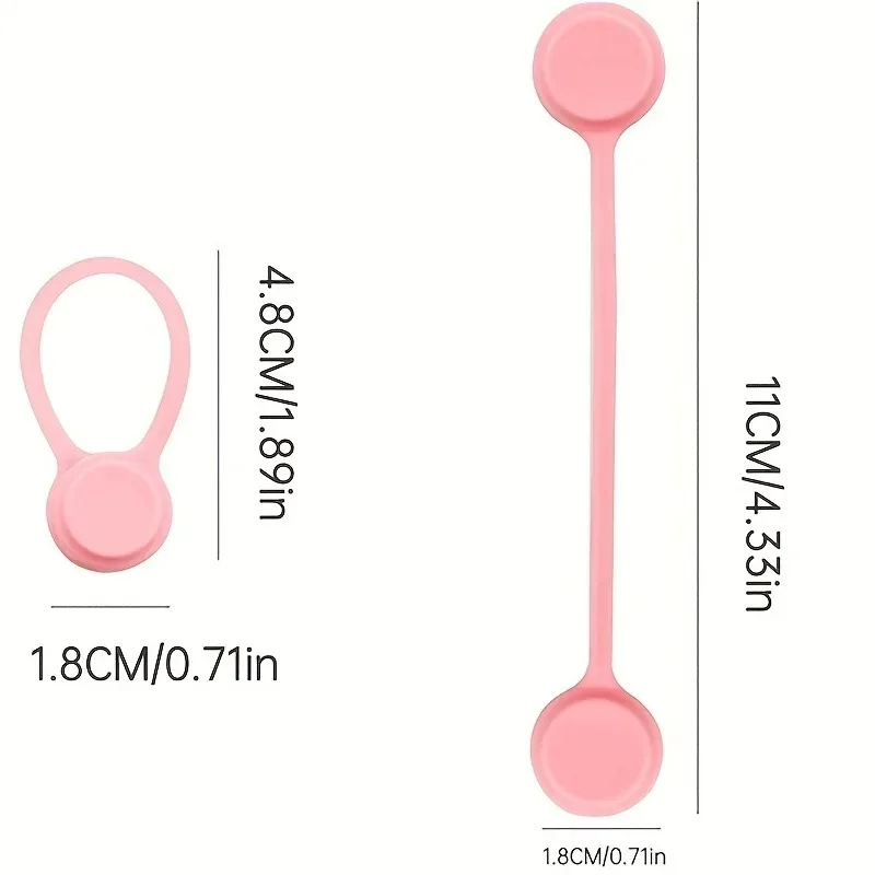 10 قطع 11 سم سلك اللفاف - تخزين كابل بيانات قوي متعدد الأغراض لكابلات شحن سماعات الأذن