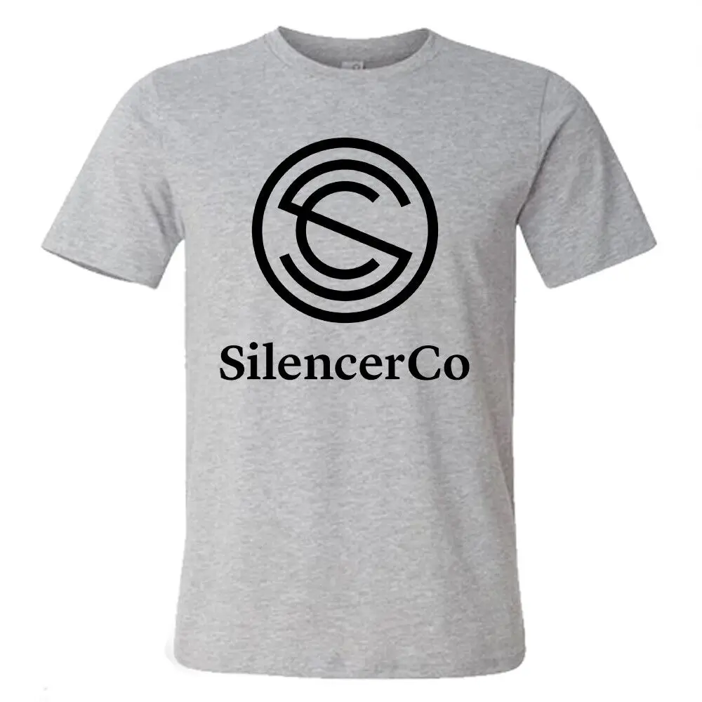 SilencerCo Silencer Co Men's Grey T Shirt Size S to 5XL