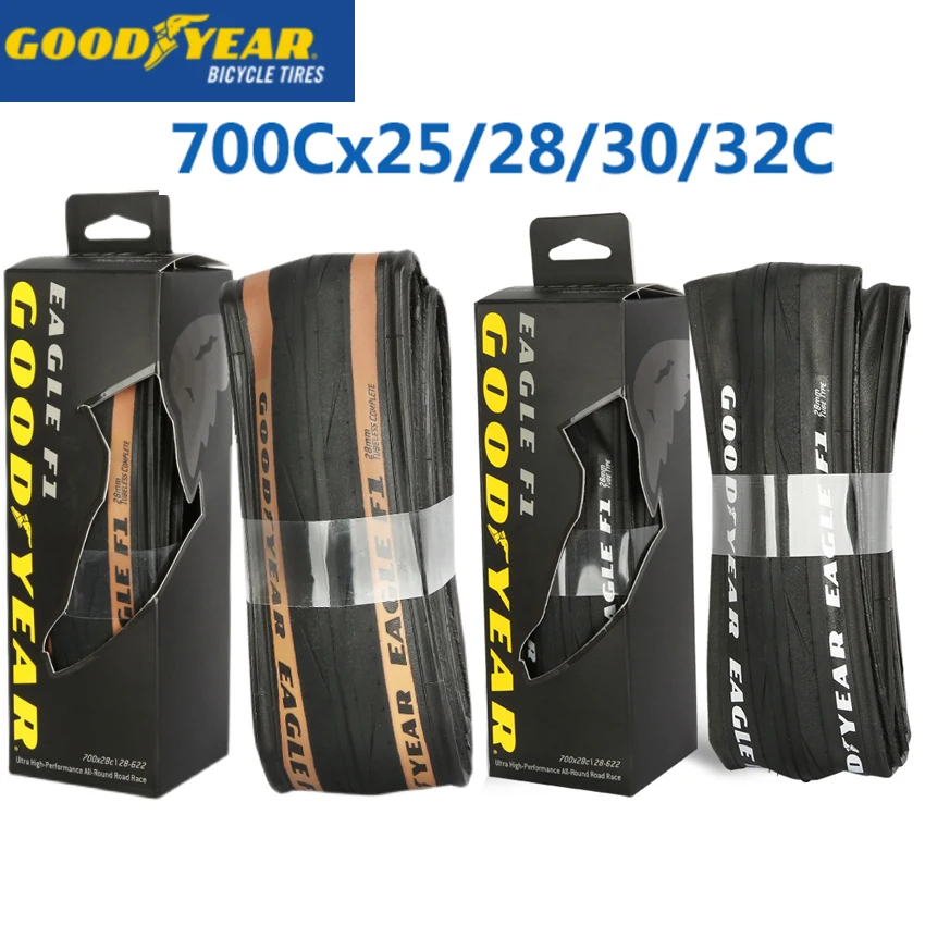 

Goodyear Eagle F1 Road Bike Tire 700C Tubeless/Tube Tyre 700x25C/28C/30C/32C Tire Bicycle Clincher Fold pneu Gravel Cycling