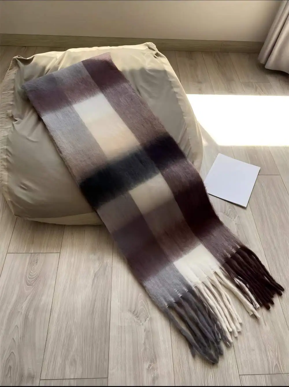 Neuer karierter Schal für Herbst und Winter, modischer warmer Schal, dicker Schal