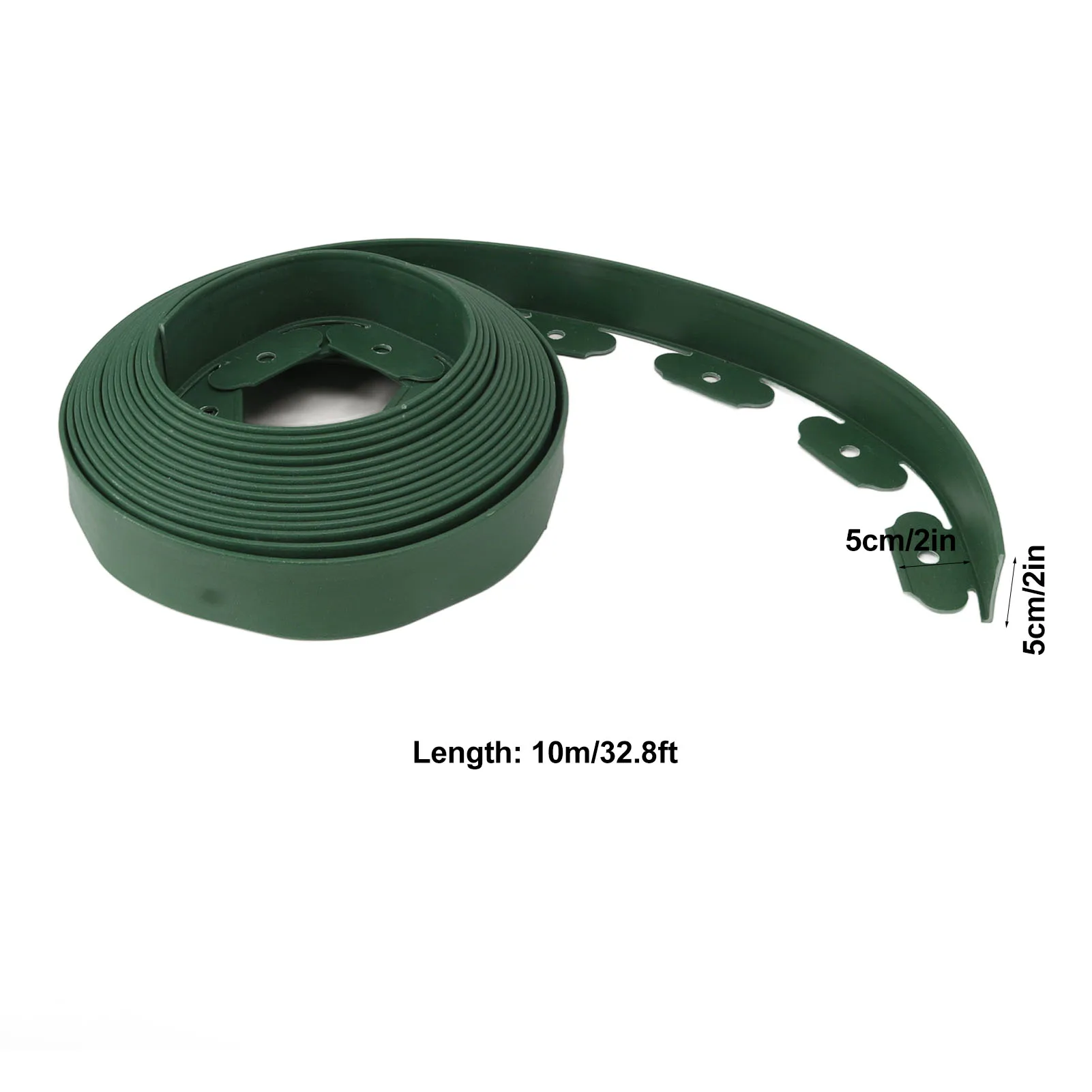 Landscape Edging Kit L-Shaped Easy Deformation No Dig Heavy Duty Lawn Border Barrier For Garden Patio Lawn