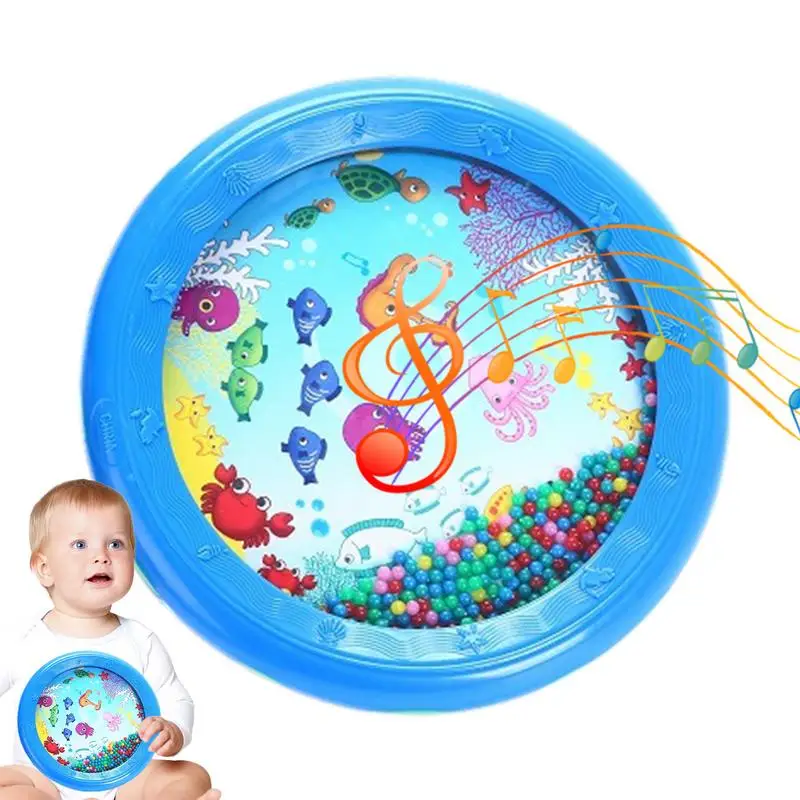 Marine Sound Drum Educational Musical Instrument Percussion Percussion Drum Animal Graphic Sea Drum Musical Instrument