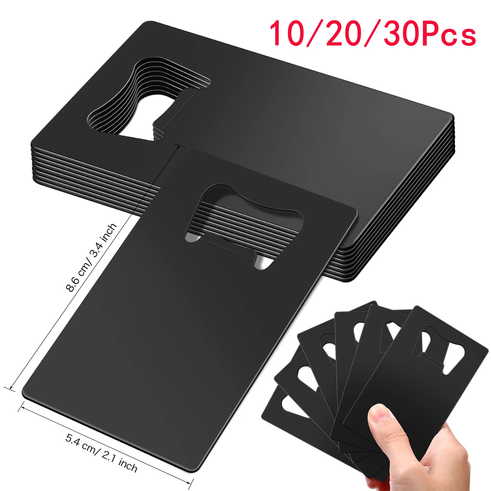 

10/20/30Pcs Credit Card Bottle Opener Bridesmaid Wallet Bottle Opener Beer Stainless Steel Bottle Opener for Party Wedding Favor