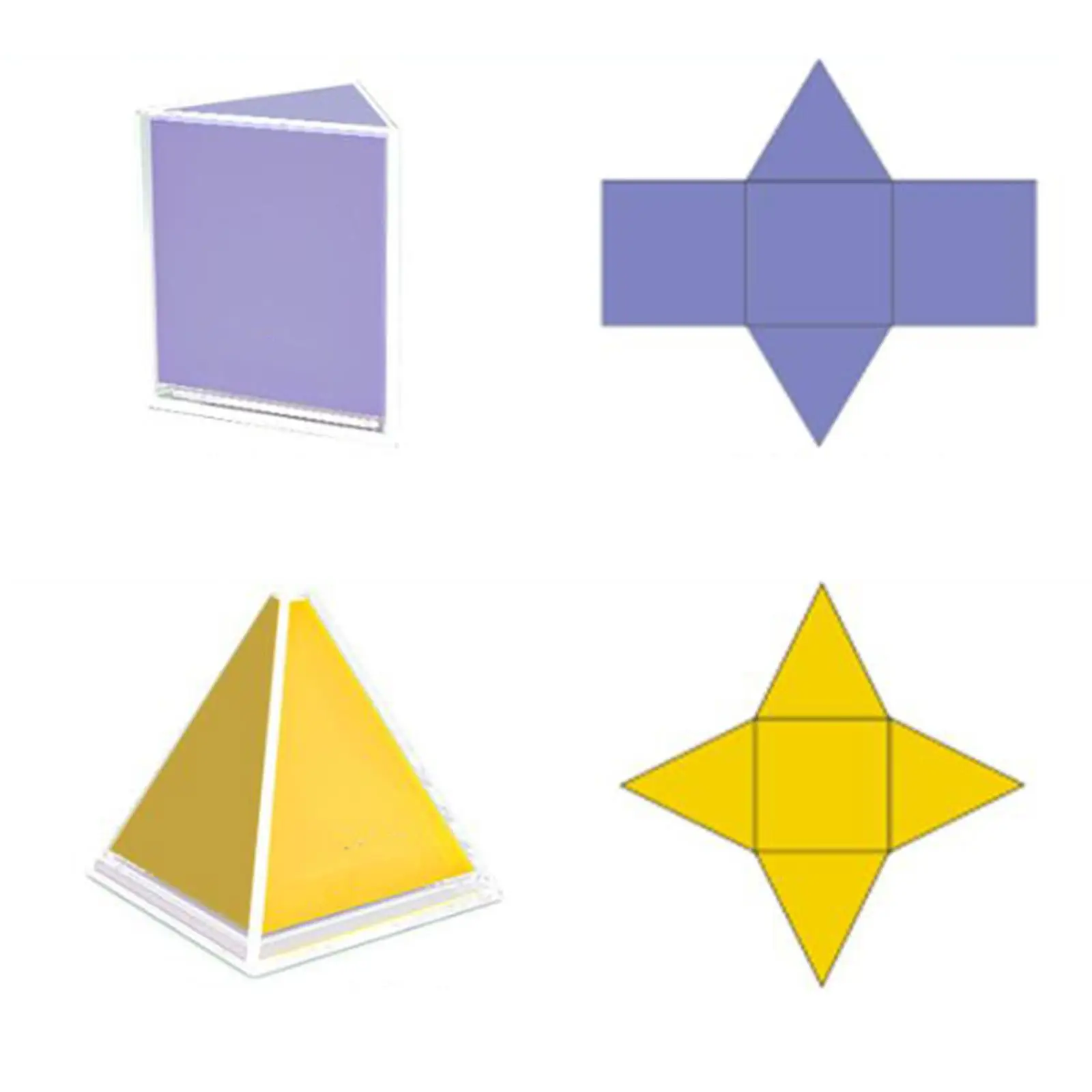 Geometric Solid Blocks 3D Shapes Math Toy Manipulatives for Children Preschool Classroom Supplies Learning