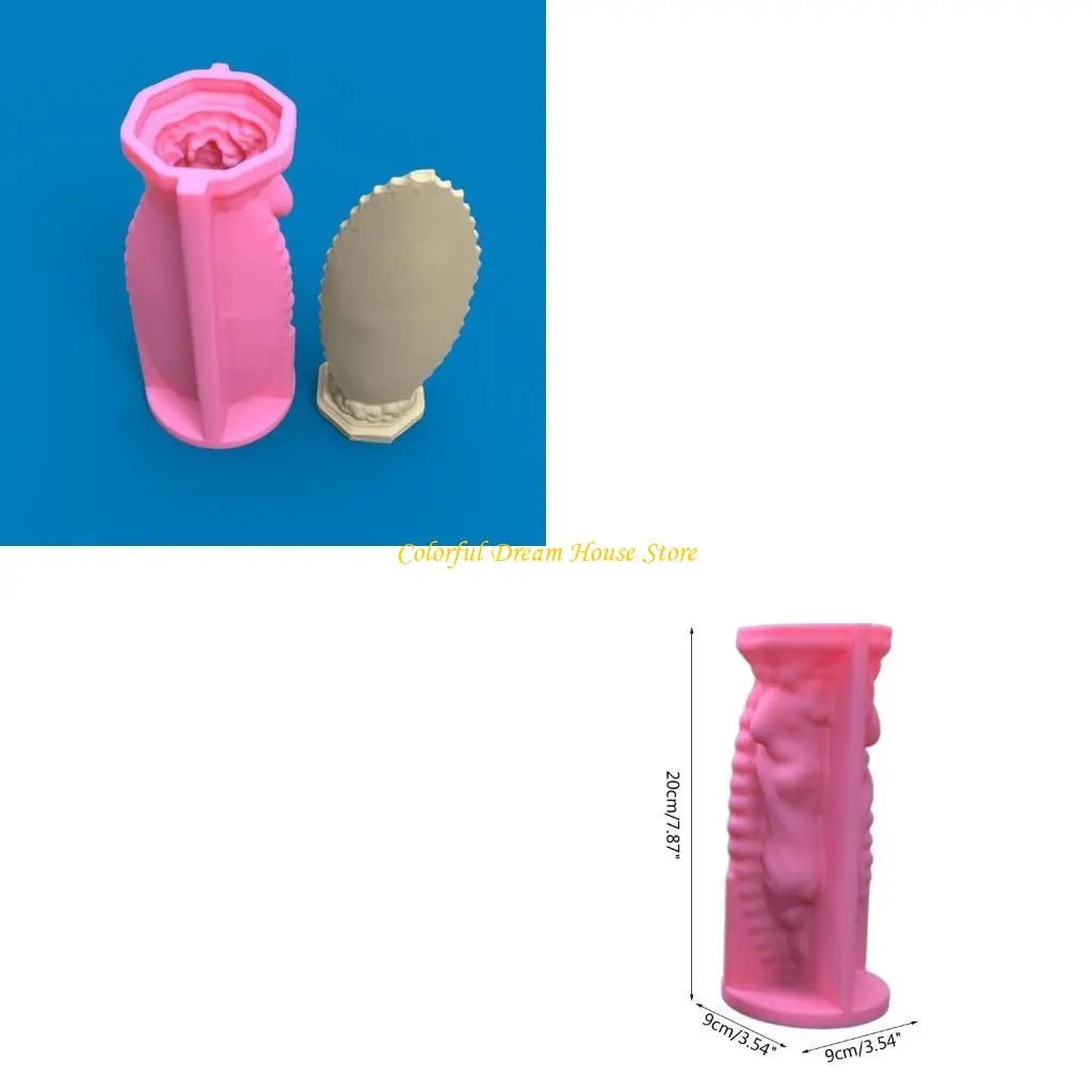 

Силиконовая плесень для девственницы Мария делает богиня скульптура свеча ремесла