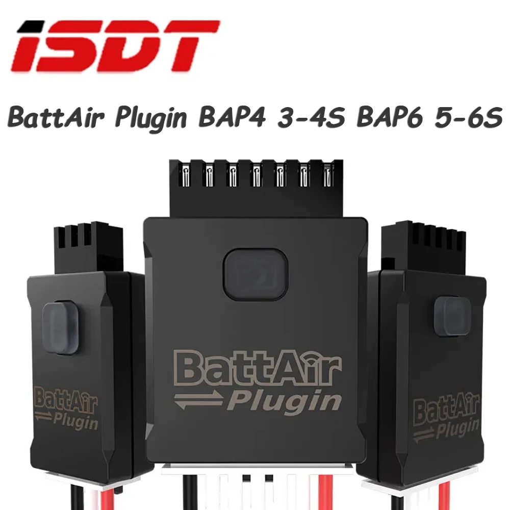 ISDT BattAir Plugin BAP4/BAP6 Management System Lipo Battery Upgrade Smart Controller APP Bluetooth Control Charger Discharger