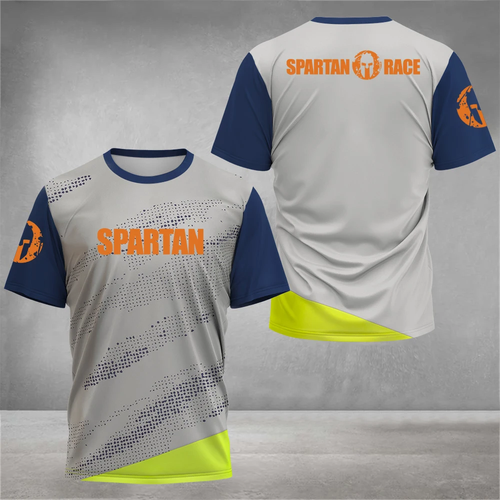 New SPARTAN letter Graphic 3D Printed Men\'s T-Shirt GYM Fitness Compression Short Sleeve T-Shirt Breathable O-Neck T-shirts Tops