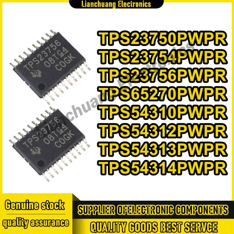 

10 шт. TPS23750PWPR TPS23754PWPR TPS23756PWPR TPS65270PWPR TPS54310PWPR TPS54312PWPR TPS54313PWPR TPS54314PWPR HTSSOP-20 Новый