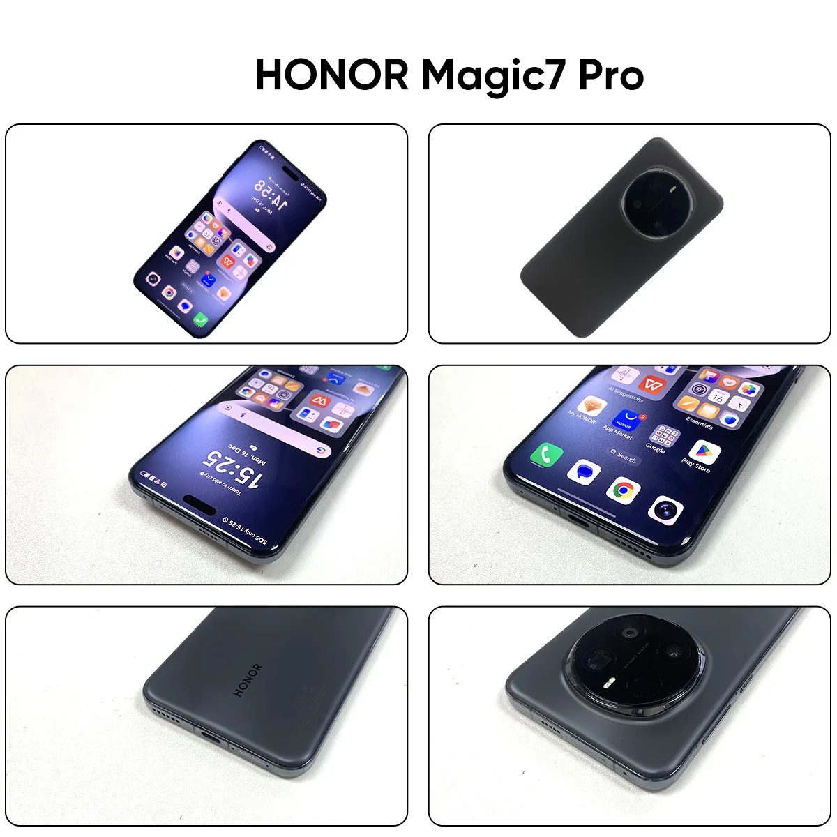 【2025 Nowość】 HONOR Magic7 Pro Global Version 5G AI Smartphone Snapdragon 8 Elite 6.8''120Hz Display 100W Fast Charge IP69