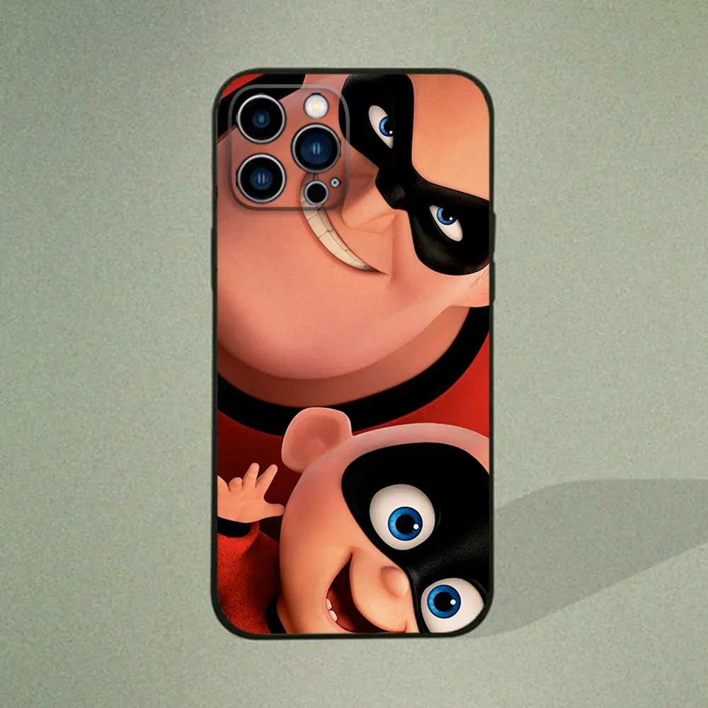 moves The I-Incredibles  Phone Case  for IPhone 15,14,13,12,11 Pro Max Mini 8,7 Plus SE2 X XR XS MAX Silcone Soft Covers