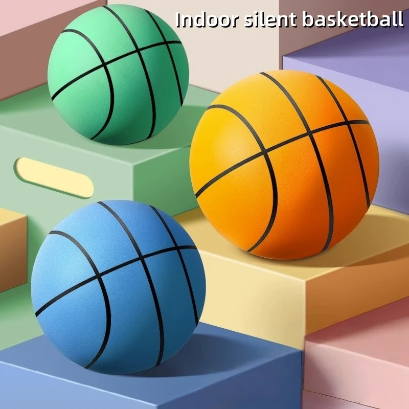 

Бесшумный баскетбольный мяч — домашний баскетбольный мяч из мягкой пены, размер 3, (7 дюймов) | Бесшумный баскетбольный мяч для тихих дриблинг и тренировок в помещении.