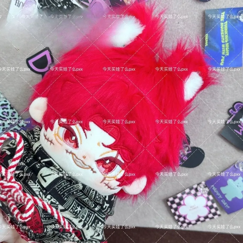 20cm Anime Gra Identity V Płaczący Klaun Kawaii Cosplay Bawełniana Lalka Ciało Kreskówka Miękkie Pluszaki Figurki Kolekcja dla Fanów Prezent