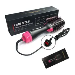 Multifunctional Hair Straightener Brush Hair Curler Brush Hair Styler Tool Drop Shipping