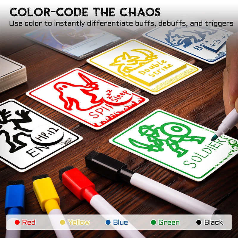 All-in-One Dry Erase MTG Tokens: The Ultimate Solution for Tournament-Ready  Game Management