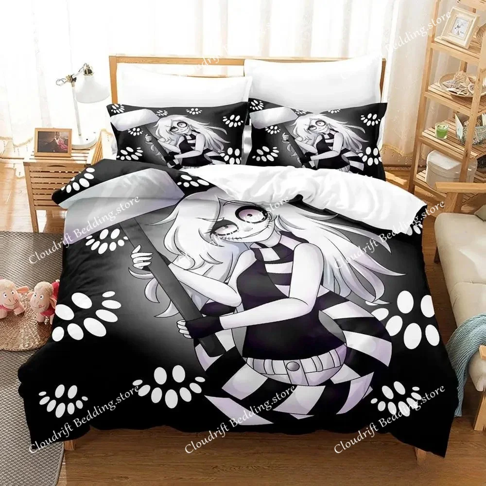 New Jeff and Jane Creepypasta Bedding Sets exquisite bed supplies set duvet cover comforter set bedding set luxury birthday gift