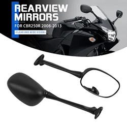 Motorcycle Rear View Mirror CBR250R Rearview Mirror Side Mirrors Accessories For Honda CBR 250R CBR 250 R 2008-2013 2012 2011