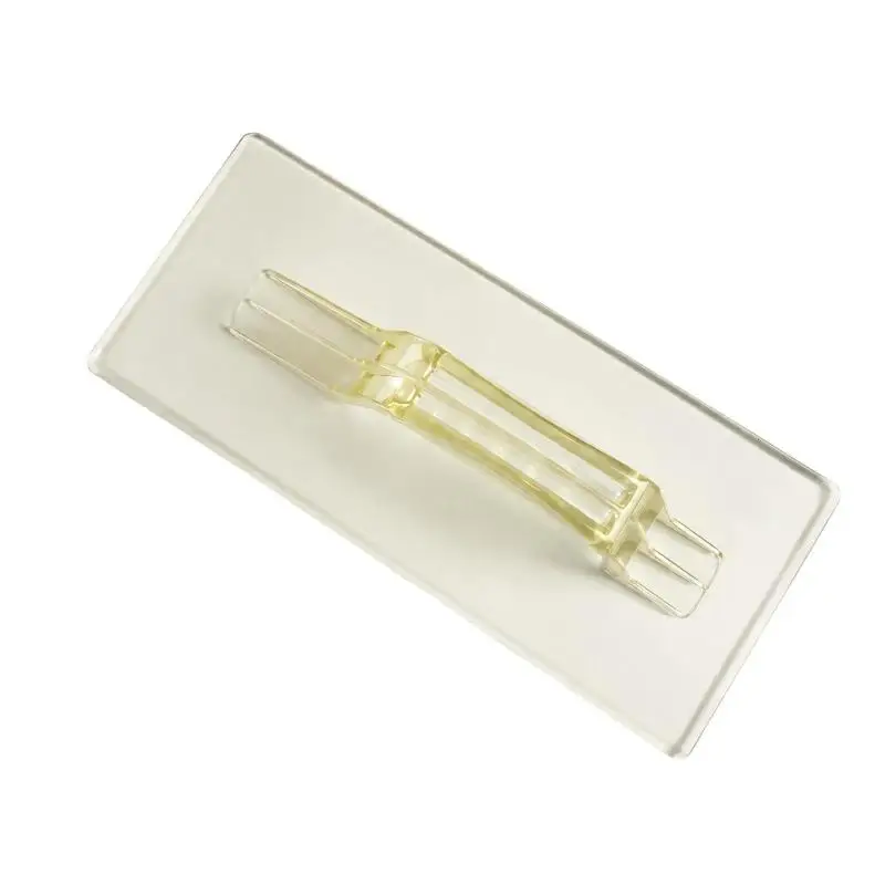 Plastic Plastering Trowel with Clear Rectangular Board, Round Corners, and Center Grip for Interior Wall Smoothing, D2RD