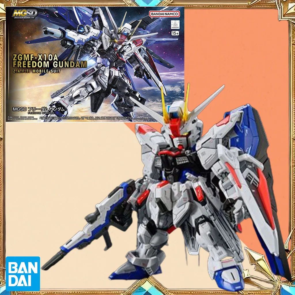 

Оригинальная коробка Bandai MGSD XVX-016 AERIAL XXXG-00W0 WING GUNDAM, модель сборки аниме-персонажа, коллекционная игрушка с подвижным шарниром