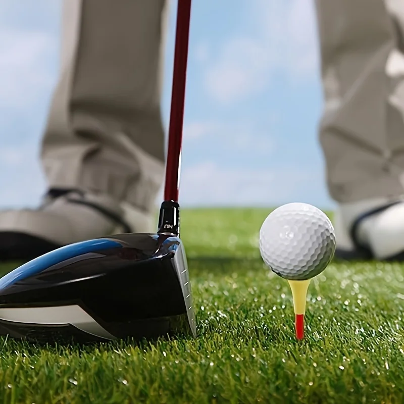 20 قطعة من تي شيرتات الجولف البلاستيكية، قمصان مبطنة بالمطاط المتين، وإكسسوارات الجولف - ألوان عشوائية