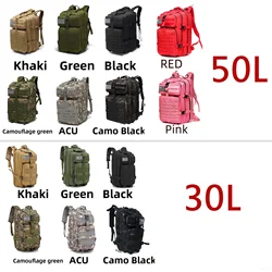 Lawaia Trekking Backpack 30L/50L Outdoor Sport Camping Hunting Backpack Tactical Backpack Military Backpack Military Rucksack