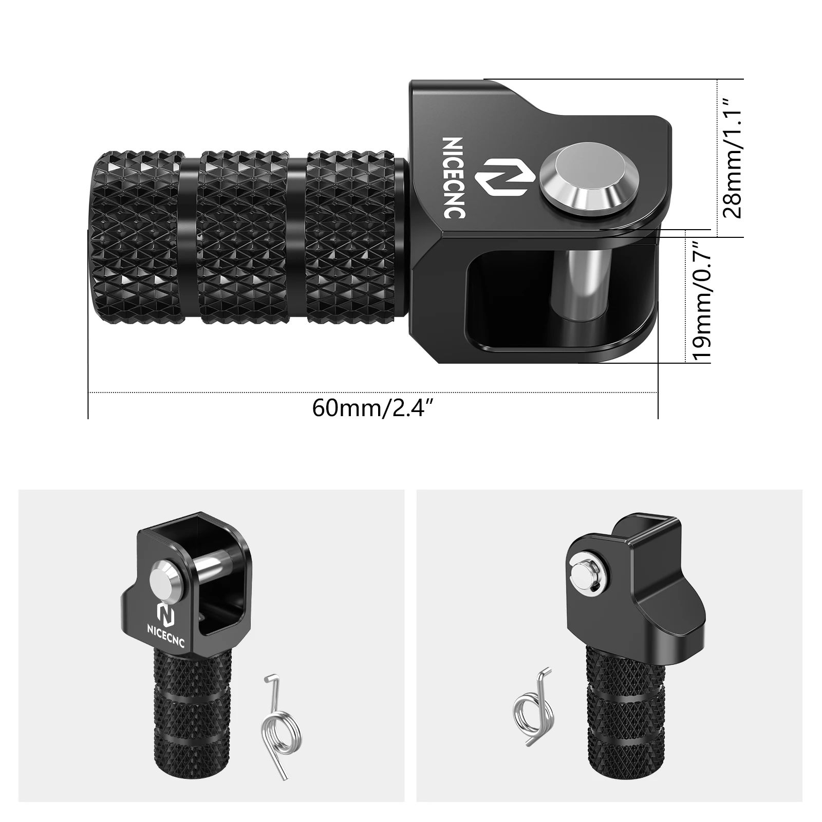 NICECNC Motorcycle Adjustable Gear Shift Lever Tip For KTM 690 Enduro R SMC R 2009-2024 950 990 1090 1190 1290 Adventure/R/S/T view 2
