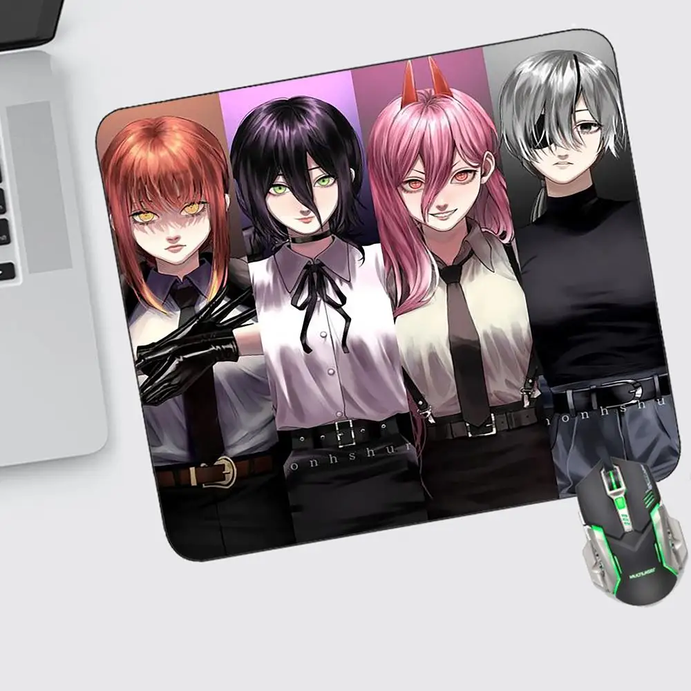 

Anime Chainsaw Man Mouse Pad Small Mouse Pad Gaming Accessories Offices Keyboard Computer Desk Mat Pc Gamer Non-slip Mousepad