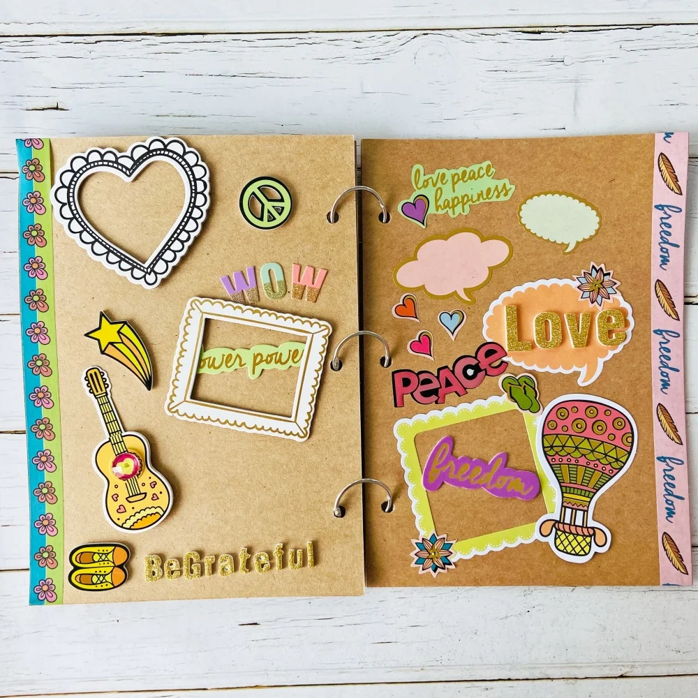 Creative Path Hollow Scrapbooking-Rahmenaufkleber, quadratisch, rund, Deko, dicker Kartonrahmenaufkleber für Bastelarbeiten, Planer, Journaling – Detail 12