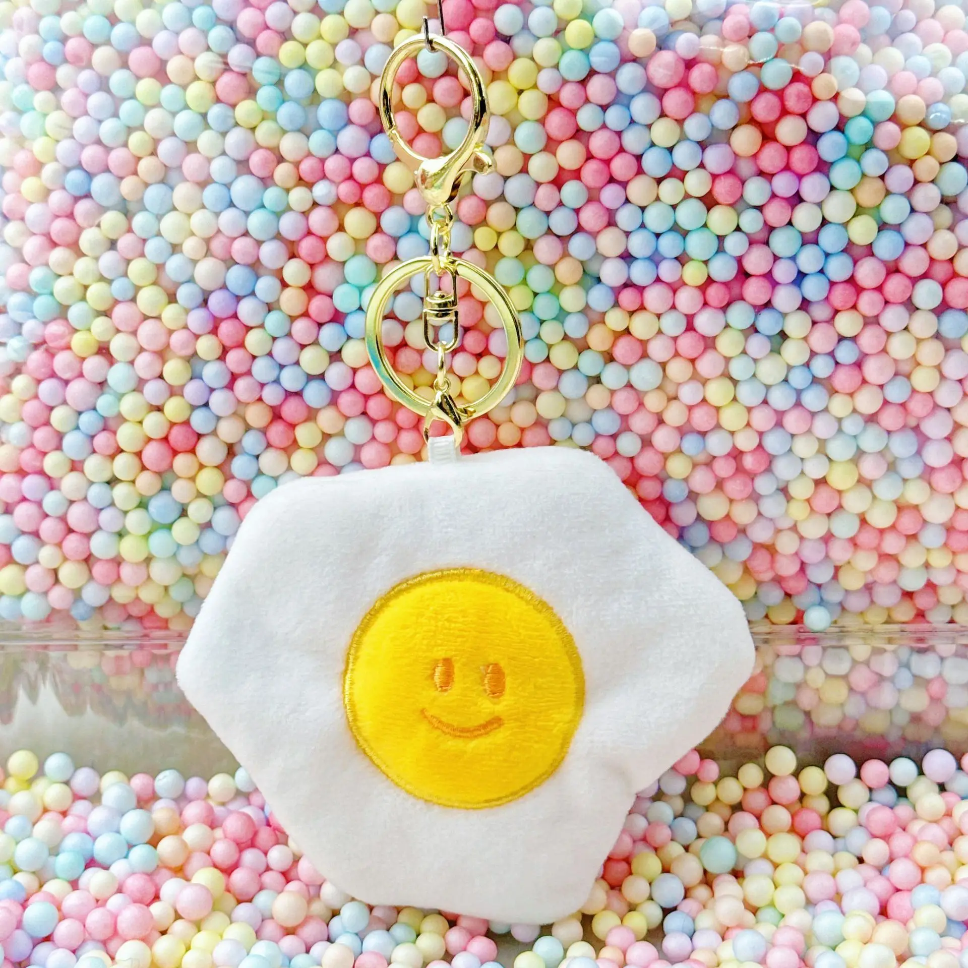 9CM クリエイティブ朝食お菓子バッグ型パン財布卵フィギュアバックパックキーホルダーかわいい漫画ぬいぐるみおもちゃバックパックデコレーションギフト